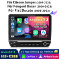 Für Fiat Ducato Citroen Jumper Peugeot Boxer Android13 Autoradio GPS DAB BT WIFI