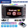 Autoradio 2+32G Android 12 Carplay GPS Für Mercedes Benz A/B-Klasse + Kamera DVR