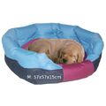 Hundebett TB5049M blau Hundekorb Hundekissen Hundesofa Tierbett Schlafplatz 