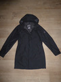 JACK WOLFSKIN TEXAPORE Mantel Funktionsmantel Kapuze Schwarz Gr.36-38 /S **TOP**