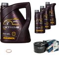 BOSCH Ölfilter 8 L MANNOL Extreme 5W-40 für Fiat Ducato Kasten 130 Multijet