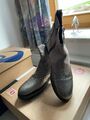 Chice Stiefelette Boots silber metallic Donna Carolina 42 *TOP*