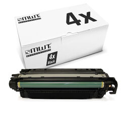 4x MWT Patrone für SCHWARZ HP CF470X Color LaserJet Enterprise Flow MFP M 681 f