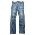 Levis 511 Jeans Hose W34 L36 Blau Stretch Schrittlänge 90 cm Helle Waschung