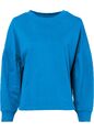 Neu Volume Sweatshirt aus Bio-Baumwolle Gr. 36/38 Meeresblau Damen-Shirt