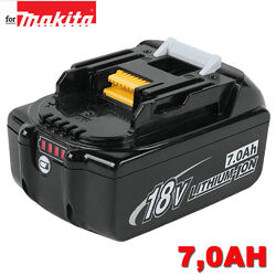 2X 18V 7000mAH Akku Für Makita BL1850 BL1830 LXT BL1860B Led Anzeige/Ladegerät