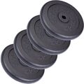 ScSPORTS® Hantelscheiben Set100kg 30mm Gusseisen Gewichtsscheiben Gewichte Guss