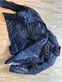 FLM Motorradjacke Damen,Gr. XS/34, schwarz, mit herausnehmbarer Innenjacke