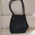 NEU Gr. PICARD Schultertasche Damen Tasche Handtasche Beuteltasche schwarz Leder