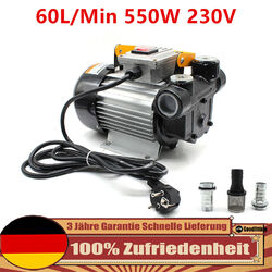 220V 550W Dieselpumpe Heizölpumpe Automatische selbstansaugend Ölpumpe 60 L/min