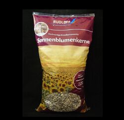 Rudloff Sonnenblumenkerne 2,5 kg gestreift Vogelfutter Winterfutter Wildvögel