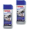 2x SONAX XTREME Polish+Wax 2 Hybrid NPT Politur Wachs Pflege 500 ml