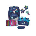 Scout Alpha Set Schulranzen Blue Stars + extra Funny Snaps