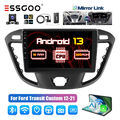 32G Carplay DAB+ Autoradio Android 13 GPS NAV Cam Für Ford Transit Custom 12-21