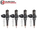 4x Bosch 0414720037 038130073AJ Pumpe Düse für VW, Seat, Skoda 1.9 TDI