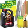 MANN INSPEKTIONSPAKET+MOTUL 5W-40 ÖL passend für 1.9 TDI FORD GALAXY 130-150 PS