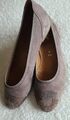 GABOR Comfort Schuhe Ballerina Slipper Velourleder Weite G 6,5 / 39,5 Neuwertig 