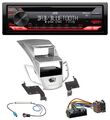 JVC CD DAB USB Bluetooth MP3 Autoradio für Ford Fiesta Display 10-17 silber