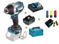 Makita DTW700Z Akku-Schlagschrauber 18V + 1x Akku 5Ah + Lader + Koffer + Satz 