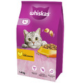 WHISKAS Adult 1,4 kg - Trockenfutter für ausgewachsene Katzen, mit leckerem Huhn