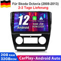 10" Android 12 Autoradio Carplay Für Skoda Octavia 2008-2013 USB DSP WIFI 2+32G