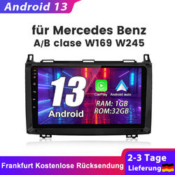 Für Benz A/B Klasse W169 W245 W639 9" Android13 Autoradio GPS NAVI BT DAB+ 1+32G