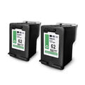 2x Eurotone PRO Patrone BLACK für HP OfficeJet 8040 5744 250 201 202 5740