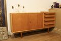 TRUE VINTAGE DDR UNIVERSAL SIDEBOARD 60er helles Holz Lowboard Kommode