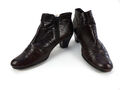 Gabor Vintage Damen Stiefelette Gr. 36 UK 3,5 Echtleder braun Budapester (W)