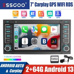 Für VW T5 Multivan Transporter 64GB Android 13 Autoradio Carplay GPS Navi RDS BT