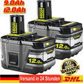 2x 18V 12,0Ah Akku für RYOBI One Plus Lithium HP RB18L50 P108 Batterie/Ladegerät