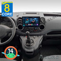 4G+64G Android14 Autoradio CarPlay GPS Navi Für Peugeot Partner Citroen Berlingo