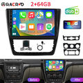 DAB+ Autoradio Für Skoda Yeti 5L 2009-18 Android 13 Carplay GPS BT HIFI Kamera