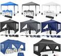 Anti-UV Pavillon 3x3m/3x6m Faltpavillon Wasserdicht Stabil Gartenzelt Partyzelt