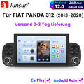 Für FIAT PANDA 312 2013-2020 Carplay Autoradio GPS NAVI BT DAB+ Android12 2+64GB