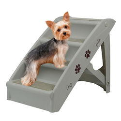 Hundetreppe Haustiertreppe Tiertreppe Klappbar Hundestiege Hundeleiter 4 Stufen#