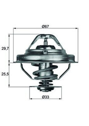 MAHLE Thermostat, Kühlmittel TX 38 80D für BMW LAND ROVER OPEL ROVER