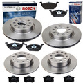 BOSCH Bremsen Set Bremsscheiben + Bremsbeläge VORNE + HINTEN für Ford Kuga 2 II