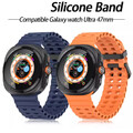 Silikon Sport Armband Band Ersatz Für Samsung Galaxy Watch Ultra 47mm Smartwatch