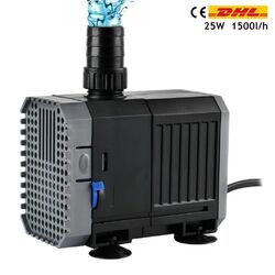 1500L/H ECO Teichpumpe Aquarium Tauchpumpe Förderpumpe Wasserpumpe Pumpe DHL