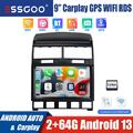 Autoradio Android13 Für VW Touareg 7L 2002-2009 2+64G GPS Apple CarPlay Navi RDS