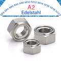 Stoppmutter Sechskantmutter Selbstsichernde Mutter Klemmmutter A2 Edelstahl V2A