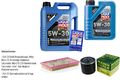 INSPEKTIONSKIT FILTER LIQUI MOLY ÖL 6L 5W-30 für Mazda Premacy CP 2.0 TD