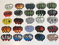 90 Dart Flights = 30 Satz Mix Sortiment Konvolut Darts Flights Flügel Flys