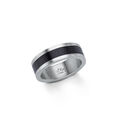 s.Oliver Ring Edelstahl Herren Ringe, Bicolor, Kommt in Schmuck Geschenk Box,