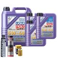 Motoröl 5W40 LIQUI MOLY 8L+HENGST Ölfilter +Spülung +Cera Tec