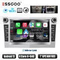 Autoradio Android 13 4+64GB Carplay GPS NAVI RDS Für Opel Astra H Corsa C Antara