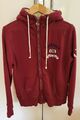 Adenauer Damen Hoodie zip, Gr XL, in weinrot