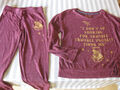 Shirt Sweatshirt Hose Sport Damen Gr. 32/34 Harry Potter Set Hausanzug weinrot