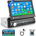 1DIN 7 Zoll Android 13 Autoradio mit Apple Carplay GPS NAVI WIFI BT HIFI DSP KAM